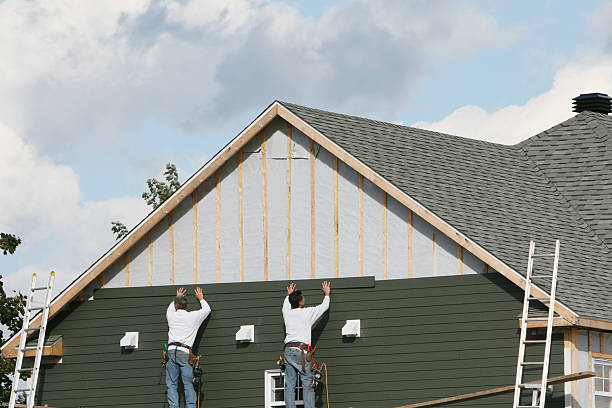 Professional Wood Siding technician working in Harrison, NJ